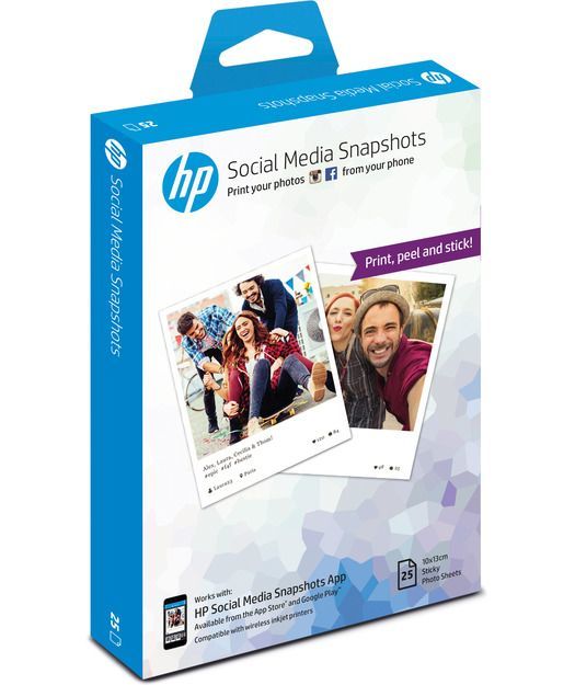 HP W2G60A Social Media Snapshot 25 yaprak 10x13cm