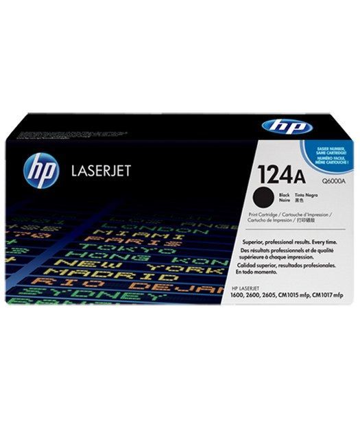 HP Q6000A Black Toner Kartuş (124A)