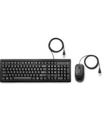 HP 160 Kablolu Klavye & Mouse Kombo Set - Siyah (Türkçe)
