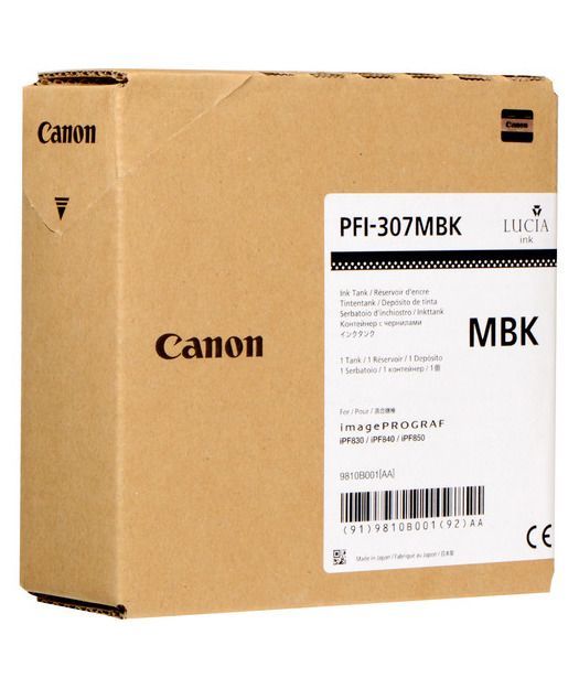 Canon PFI-307 Matte Black Mürekkep Kartuş 9810B001