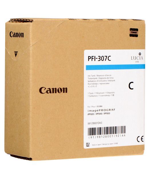 Canon PFI-307 Cyan Mürekkep Kartuş 9812B001