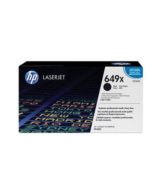HP CE260X Black Toner Kartuş (649X)