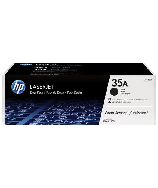 HP CB435AD Black Toner Kartuş (35A)