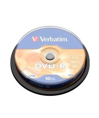 Verbatim 43523 DVD-R 16X 4,7GB 10'LU CAKE BOX