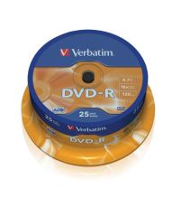 Verbatim Dvd-R 16X 4,7gb.25'li Cake Box