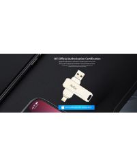 Netac Usb Drive 128 GB Lightning+USB 3.0