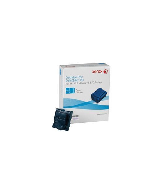 Xerox ColorQube 8870/8880 Genuine Xerox Solid Ink Cyan (6 Sticks) (108R00958)