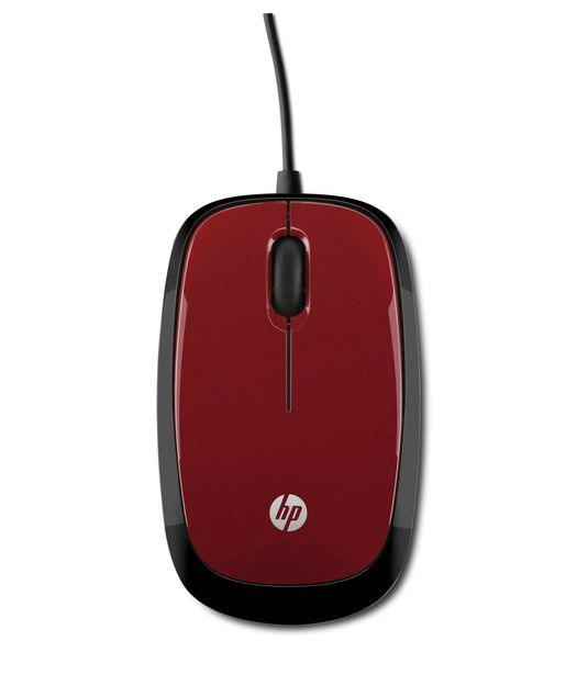 HP X1200 Kablolu Mouse -Kırmızı /H6F01AA