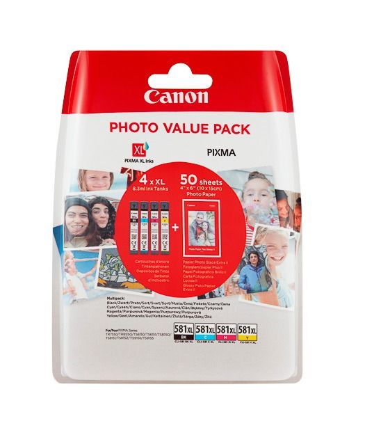 Canon CLI-581XL C/M/Y/BK PHOTO VALUE 2052C004