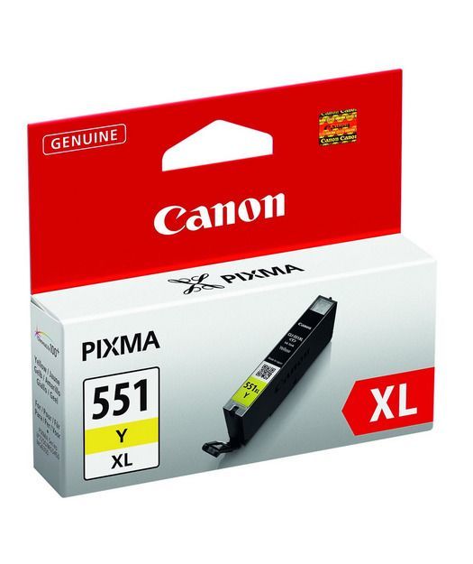 Canon CLI-551XL Y Mürekkep K. 6446B001