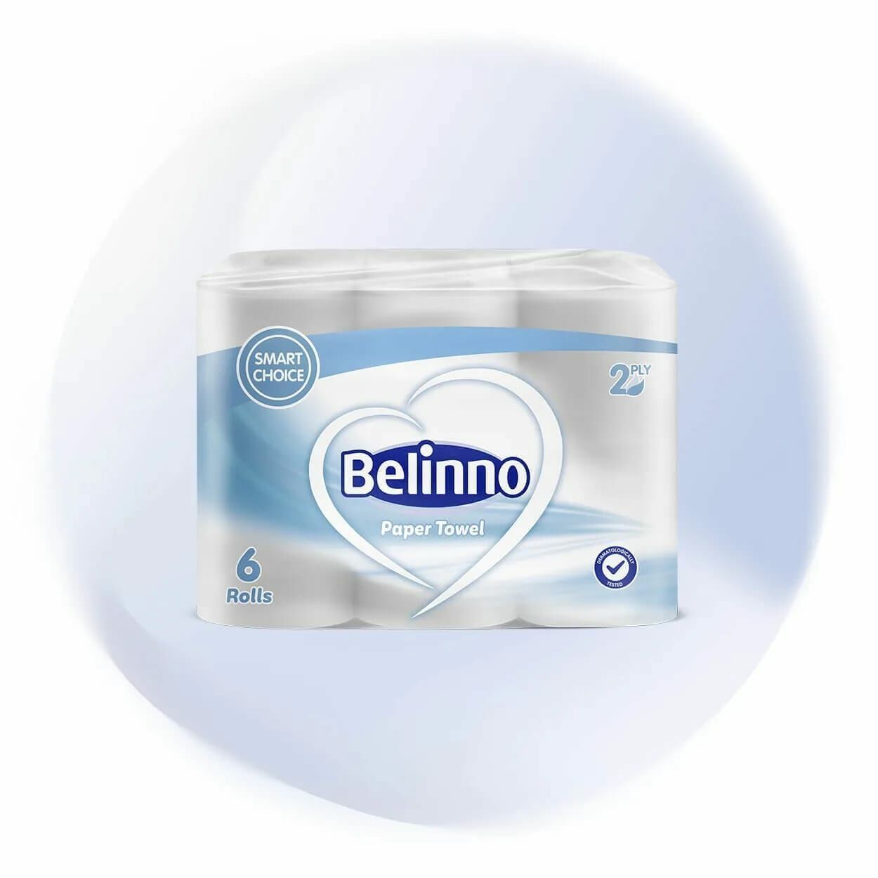 Belinno Deluxe Rulo Havlu 3 Katlı 6 'Li x 4 Pk. ( 24 Rulo )