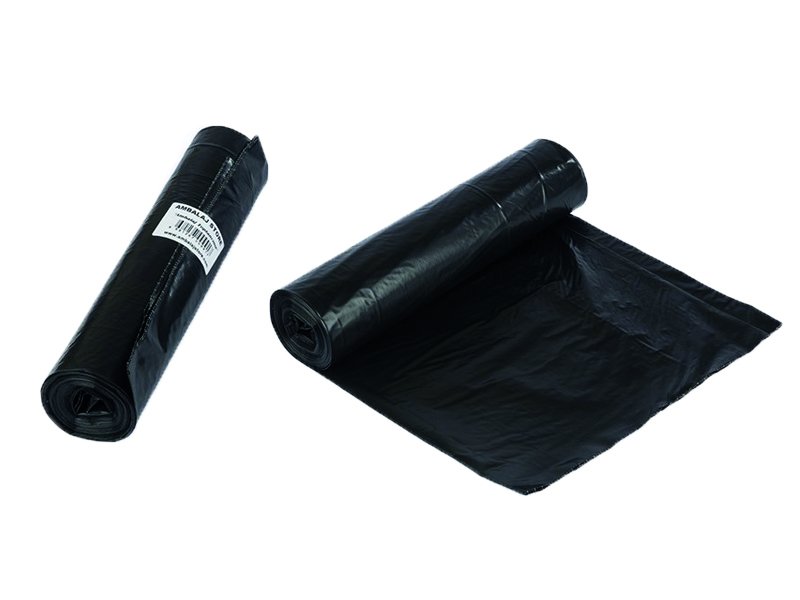 Endüstriyel Çöp Poşeti Jumbo Boy Siyah 500G 20 Rulo