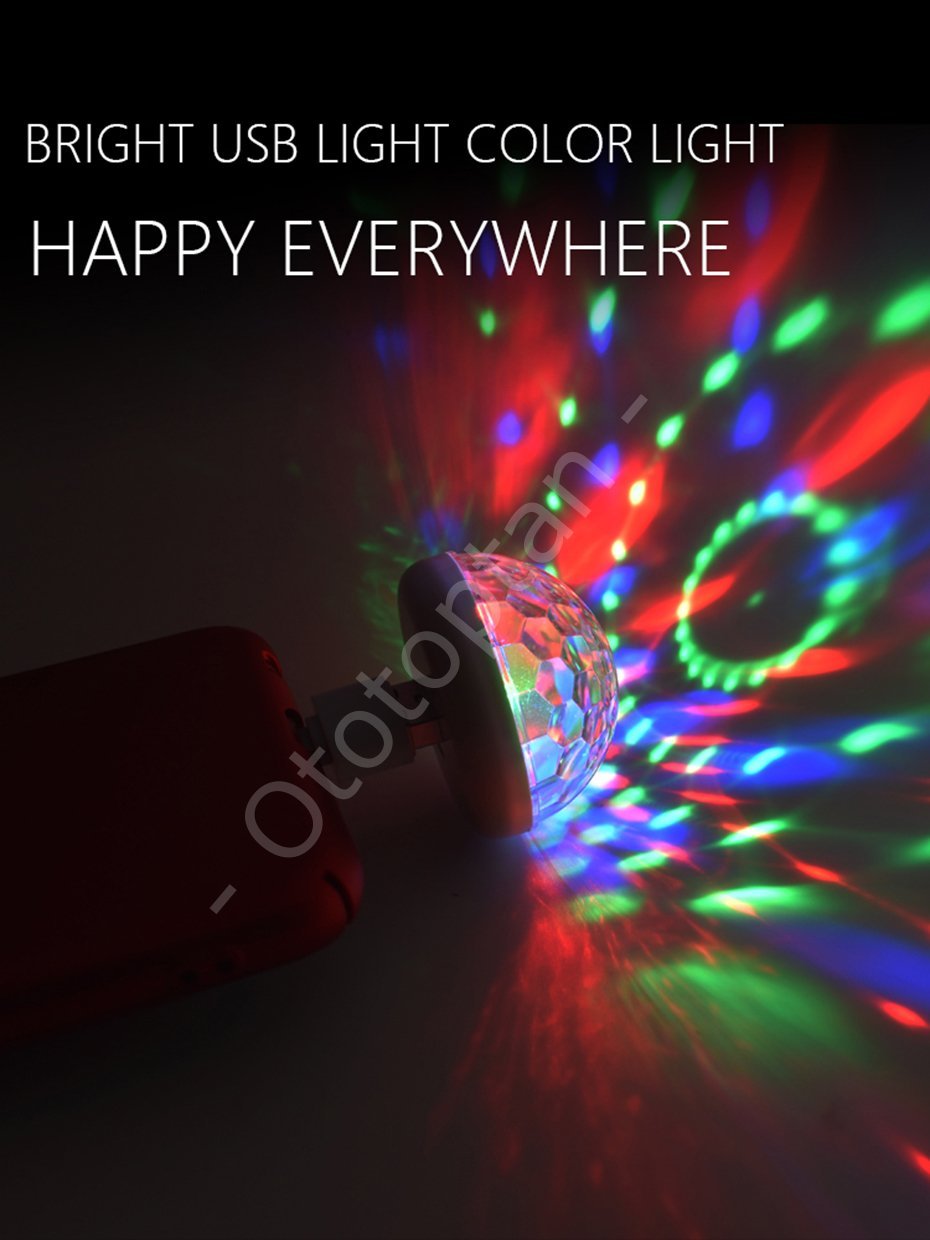 Mini Disko Topu - Usb Dj Lambası