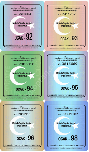 Gümrük Pulu Sticker