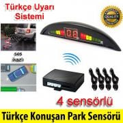 Ekranlı Sensörlü Park Sensörü Siyah