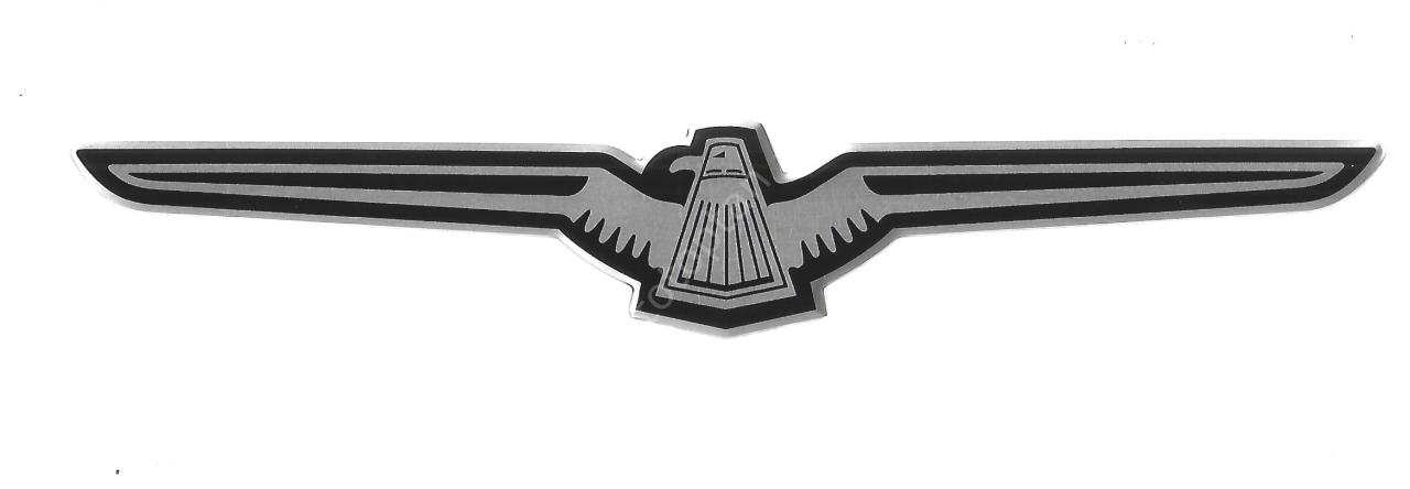 Kartal Kanat Pleksi Logo Siyah - Bagaj Çıtası