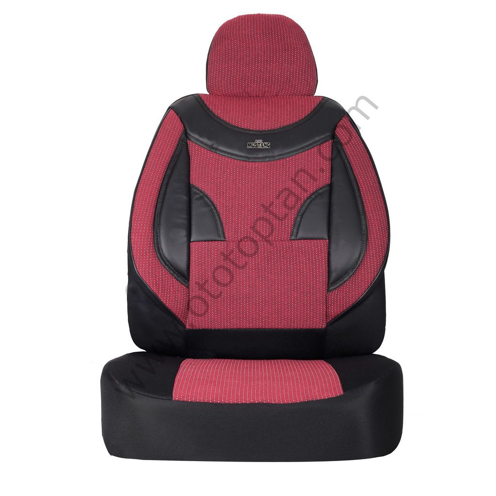 Bordo Dokuma Kumaş Koltuk Kılıfı B.M