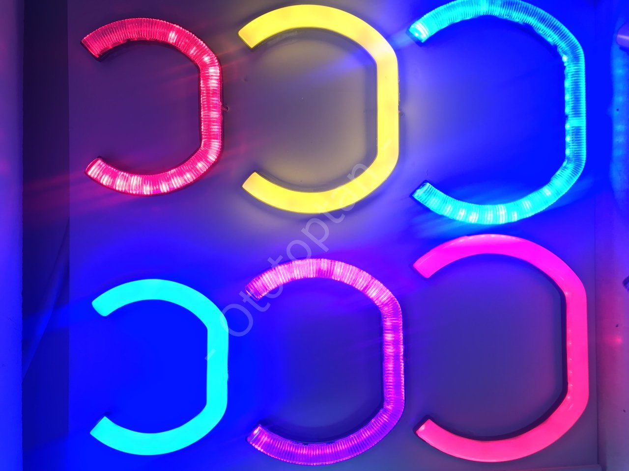 Kumandalı Far İçi Led Colorfull 100-120-135 mm