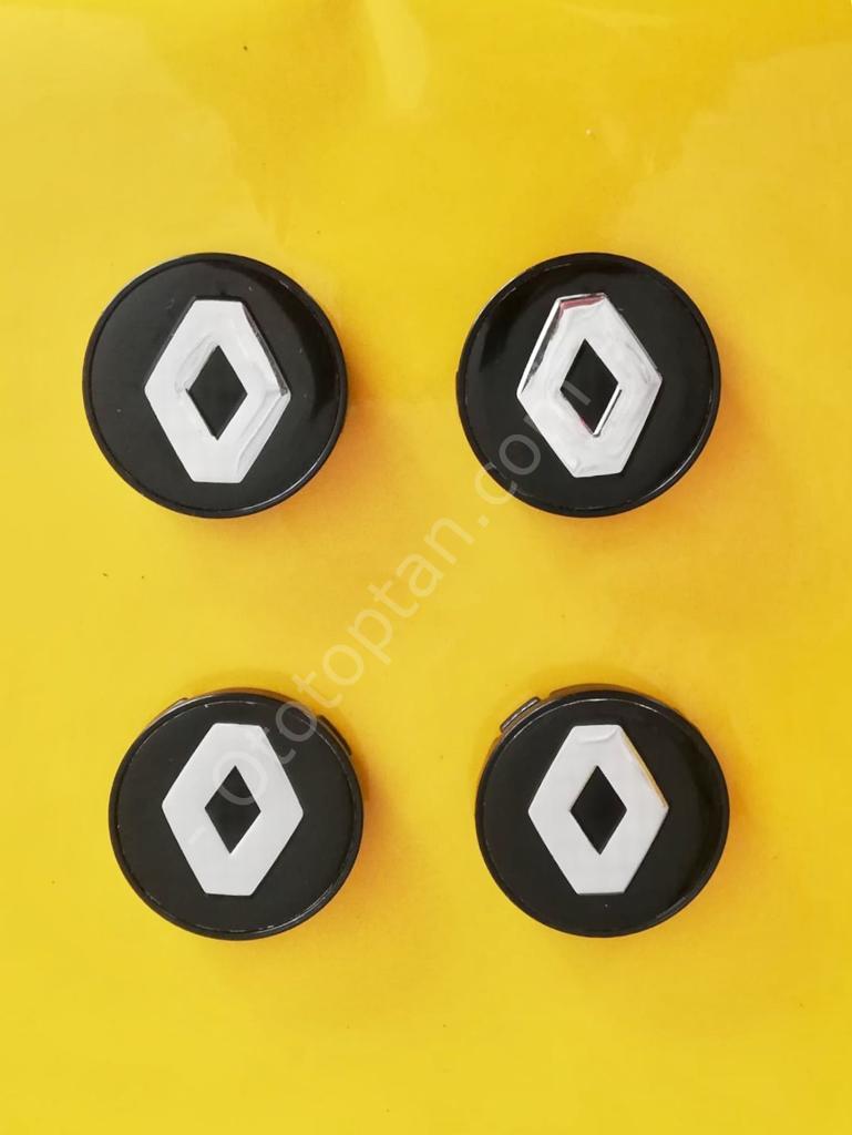 Siyah Renault Jant Göbeği 5,5 Cm Çap Cant Göbeği