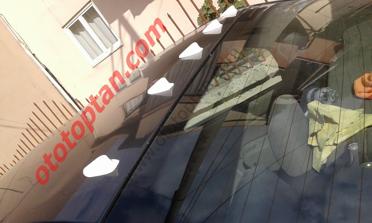 5 li Anten Beyaz Balık Sırtı Anten