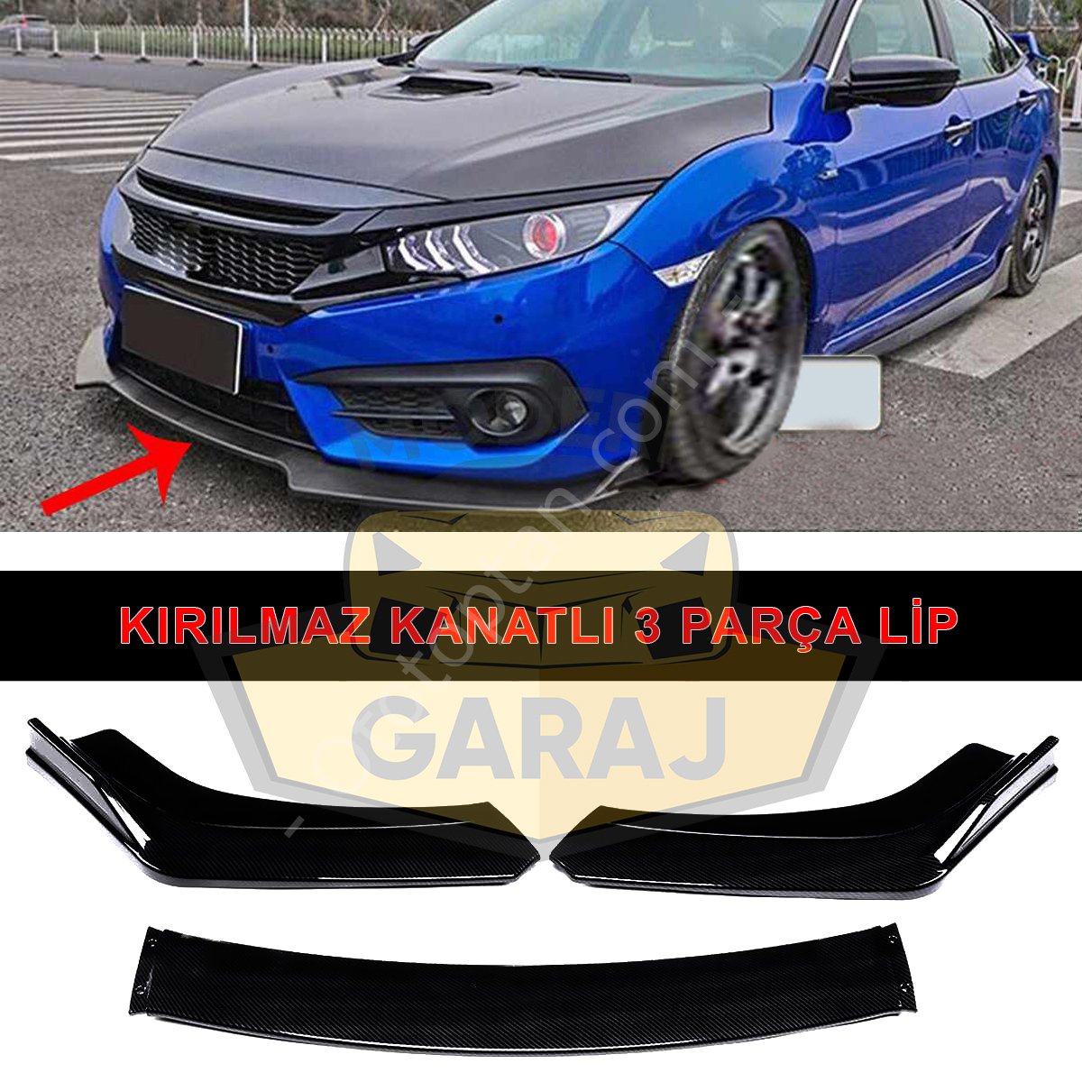 KIRILMAZ Universal 3 Parça Lip