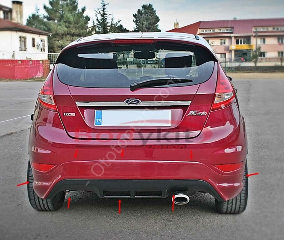 Ford Fiesta Arka Tampon Eki