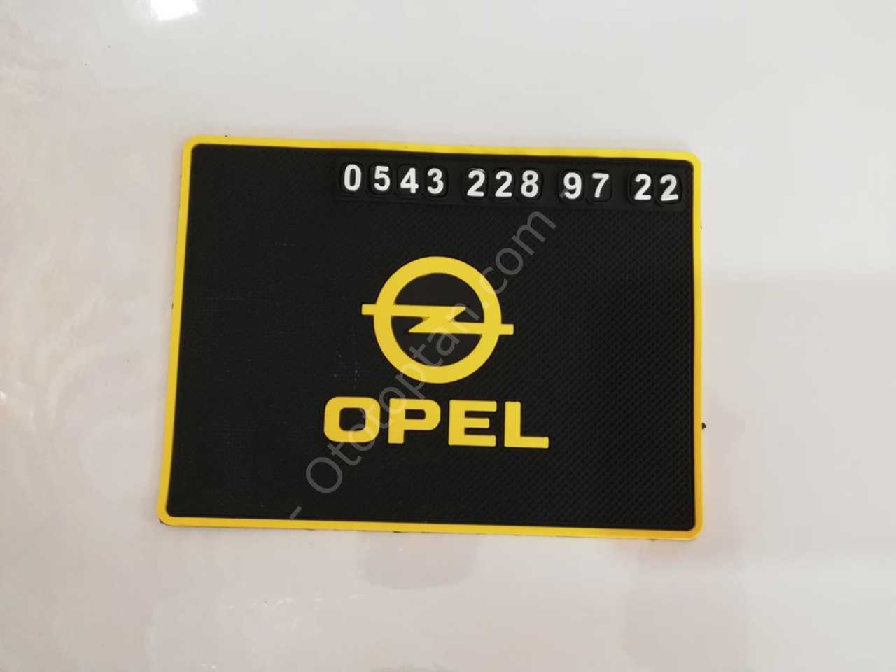 Opel  Kaydırmaz Ped, Numaratörlü Kaydırmaz Ped