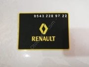 Renault Kaydırmaz Ped, Numaratörlü Kaydırmaz Ped