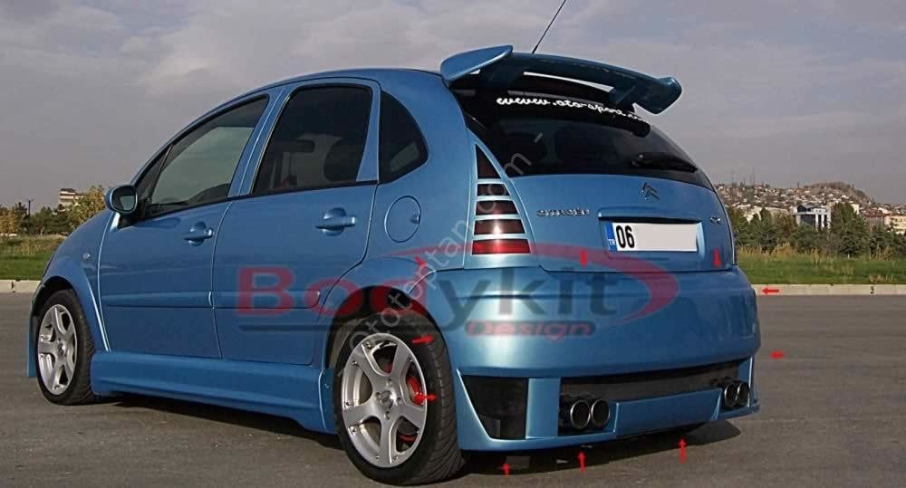 Cıtröen C3 Arka Spor Tampon Model 2
