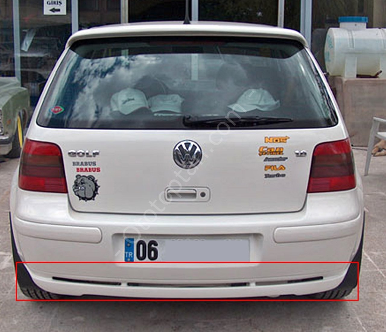 Volkswagen Golf 4 Arka Tampon Eki Model 2