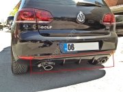 Volkswagen Golf 6 Arka Tampon Difüzörü