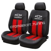Chevrolet Koltuk Kılıfı Seti Kırmızı-Siyah