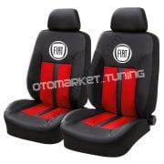 Fiat Koltuk Kılıfı Seti Kırmızı-Siyah