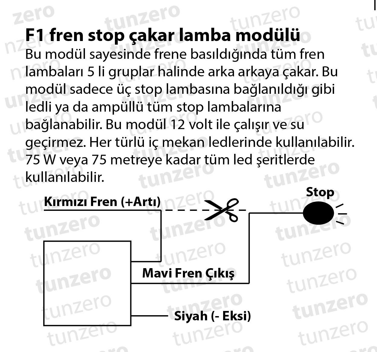 KSR Ledli Stoplara Flaşh Çakar Modülü