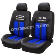 Chevrolet Oto Döşeme Kılıfı Siyah-Mavi