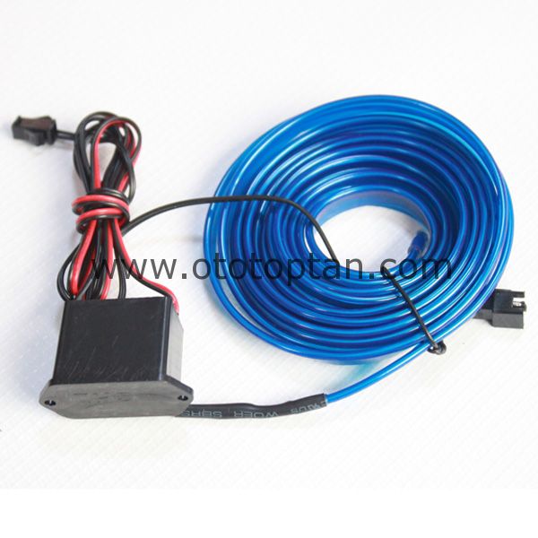 Araç İçi Mavi Neon Kablo12 Volt