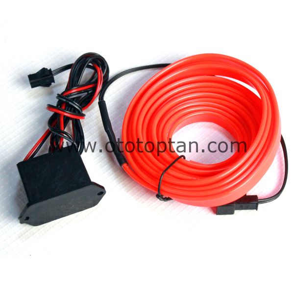 Araç İçi Kırmızı Neon Kablo12 Volt