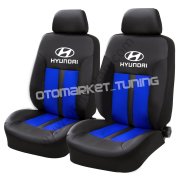 Hyundai Oto Döşeme Kılıfı Siyah-Mavi