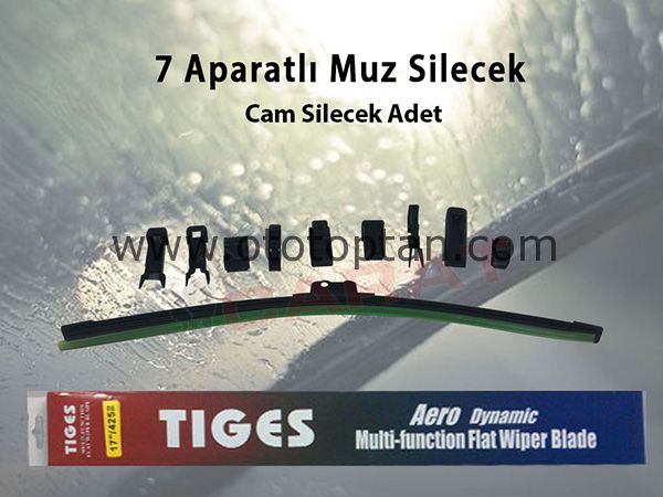 60 CM 7 aparatlı Her Araca Uyumlu Silecek