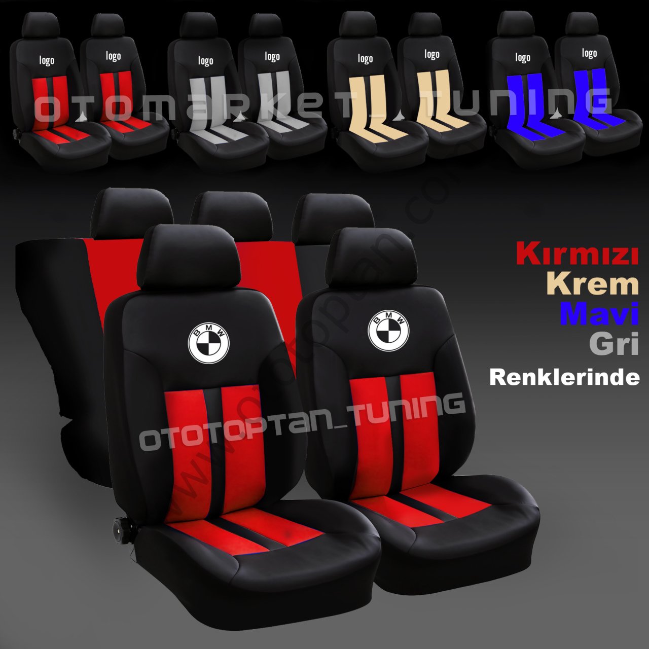 Bmw koltuk kılıfı 4 renkte