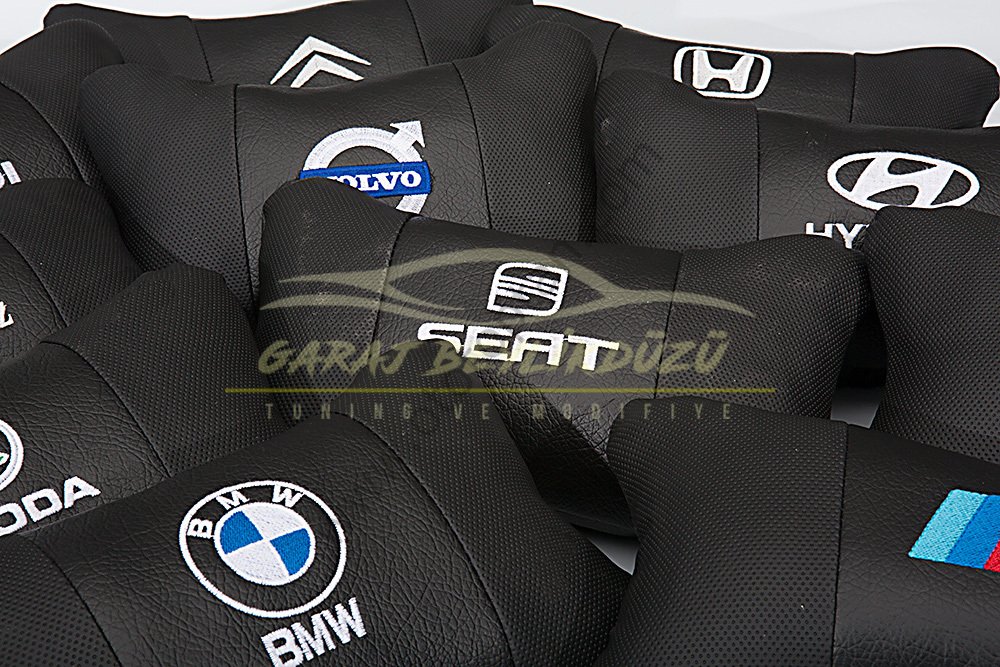 Deri Audi Boyun Yastığı 2'li
