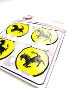 Sarı Ferrari Jant Etiketi