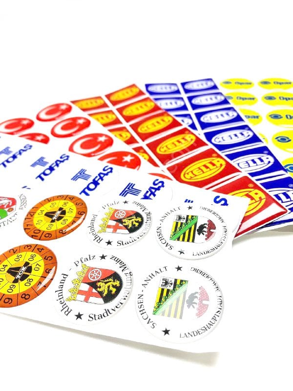 Tofaş Plaka Pulu 12'li Set