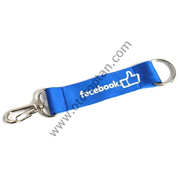 Kumaş Facebook Anahtarlık