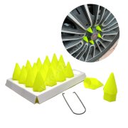 Fosforlu Yeşil Sivri Bijon Kapakları