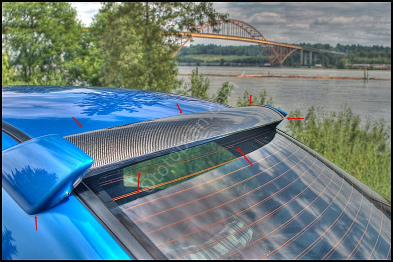 Subaru İmpreza Cam Üstü Spoiler