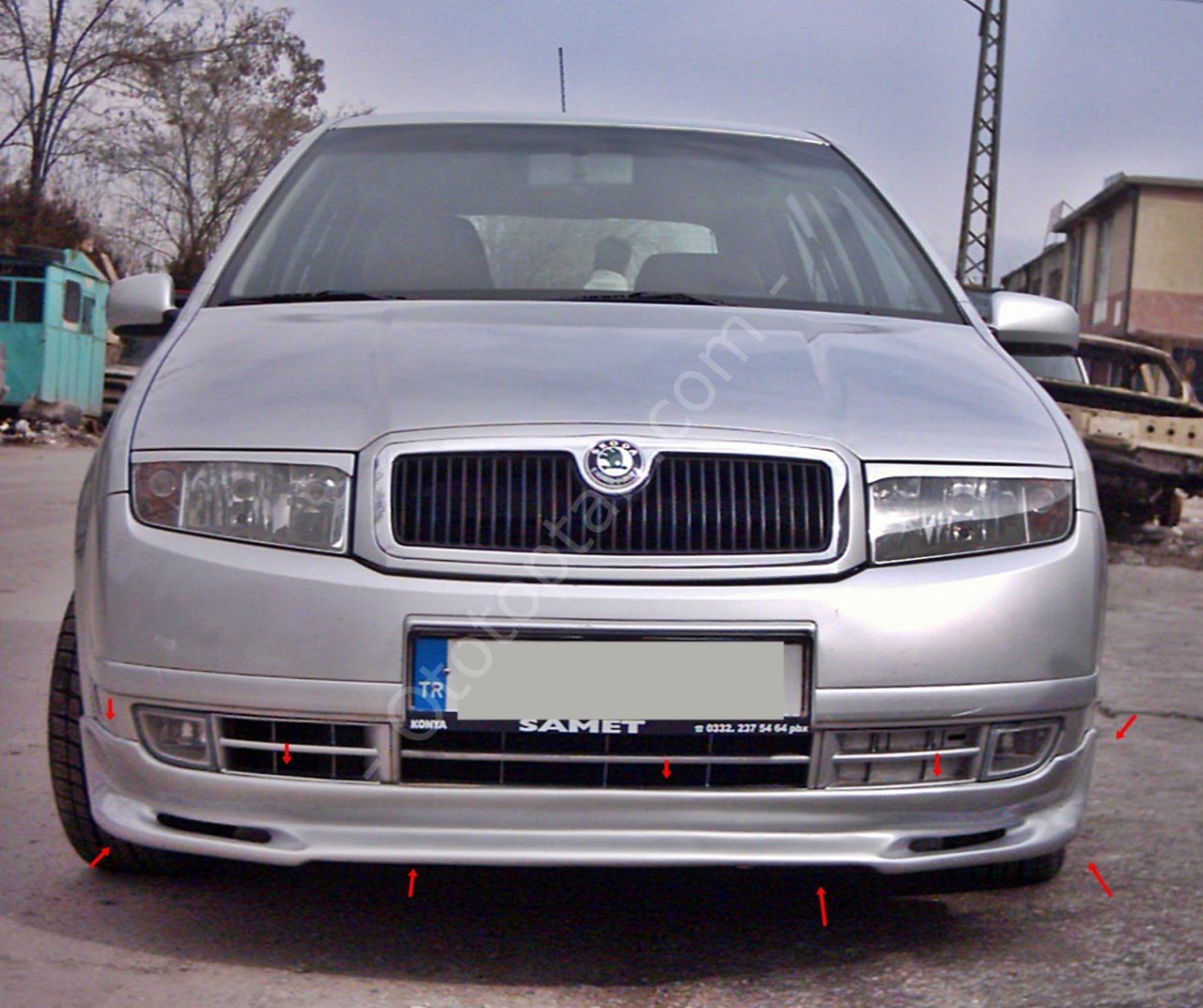 Skoda Fabia Ön Tampon Eki