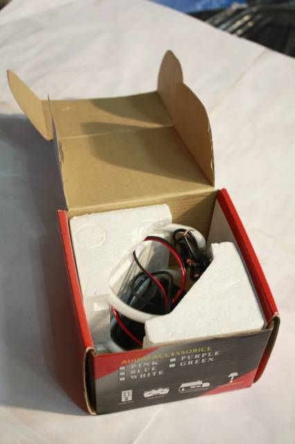 8.5 cm Beyaz Ledli Angel Eyes Far Halkaları