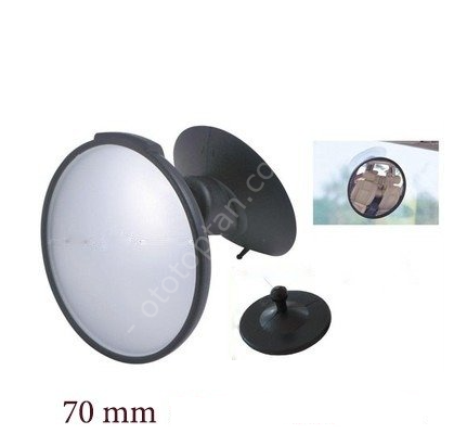 Yuvarlak Bombeli Araç İçi Ayna 70mm