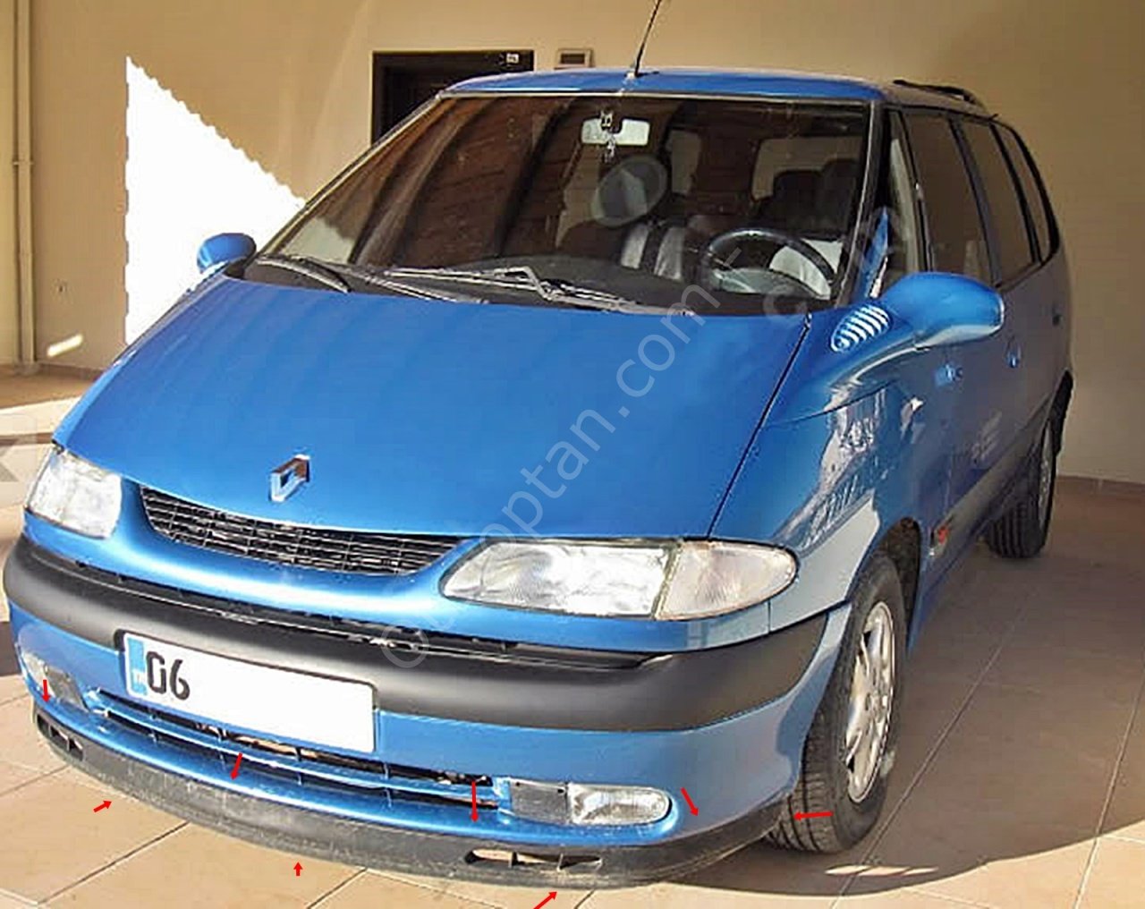 Renault Scenic Ön Tampon Lipi